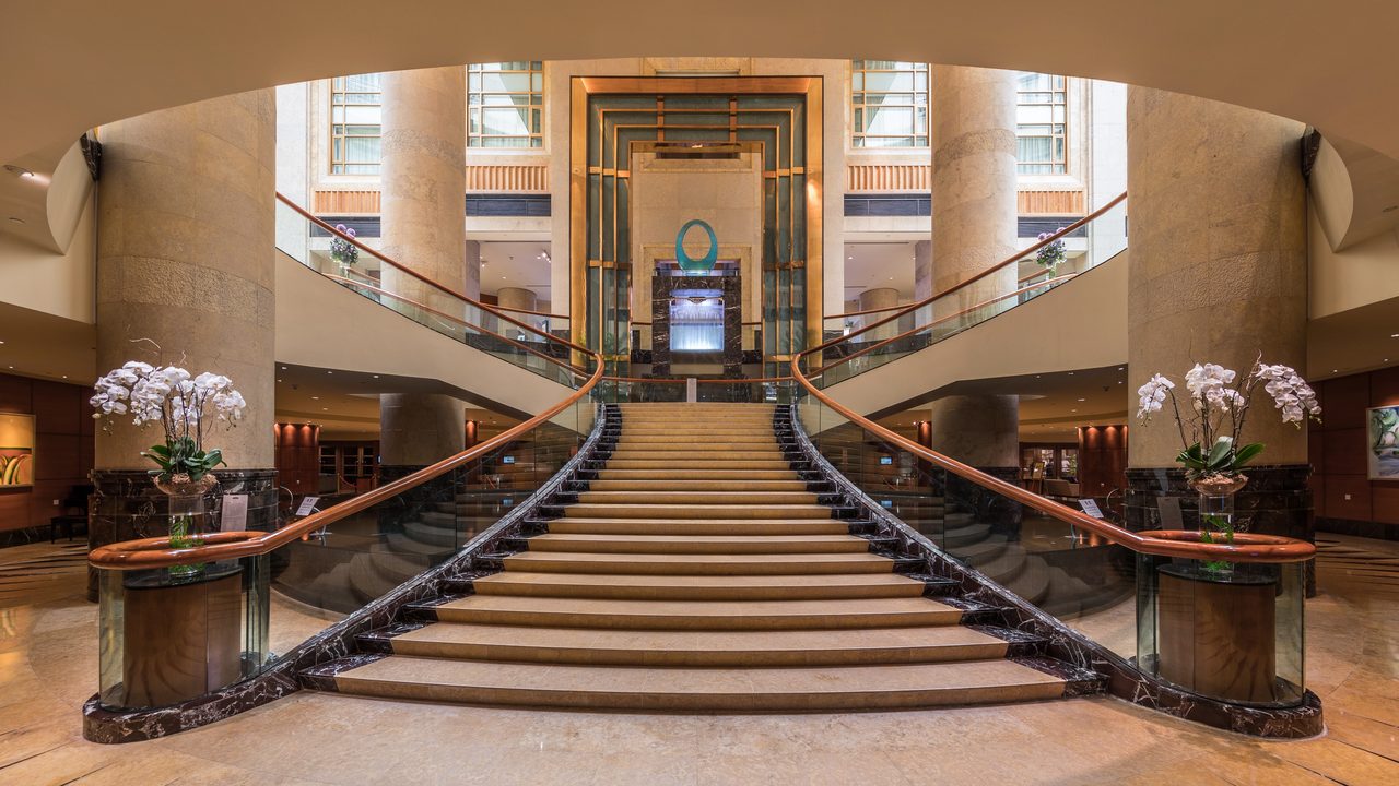 A grand staircase, step by step